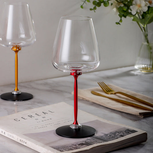 Creative spinning wine glasses，Diamond gyro decanter Light luxury box